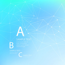 Modern Network Connection Background vector image