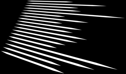 3d dynamic lines stripes element in perspective vector