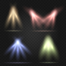 Blue stage lighting Royalty Free Vector Image - VectorStock