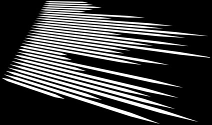 3d dynamic lines stripes element in perspective vector image