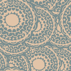 abstract seamless with round gold pattern vector image