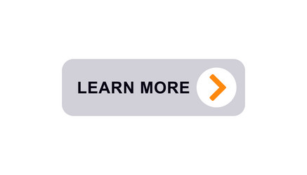 interactive button with learn more text vector image