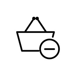 Shop line icon logo Royalty Free Vector Image - VectorStock