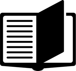 Notebook Icon - Simple Flat Style vector image
