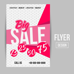 sale flyer Vector Image
