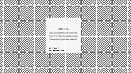 Abstract geometric square lines pattern vector