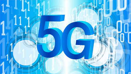 faster speed internet 5g programming software vector image