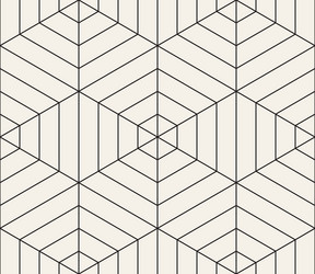 seamless pattern repeating geometric elements vector image