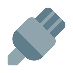 usb wired connection for data and power transfer vector image