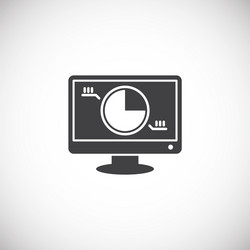 Big Data Analytics Icon vector image