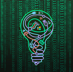 Concept of artificial intelligence 3d vector