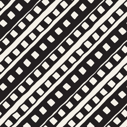 hand drawn seamless repeating pattern with lines vector image