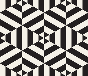 seamless pattern repeating geometric elements vector image