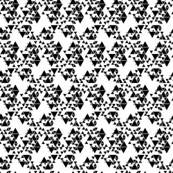 triangular seamless pattern abstract black vector