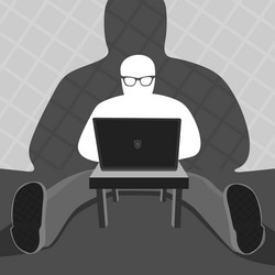 anonymous user and computer vector