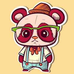 Kawaii chibi cute panda | Sticker