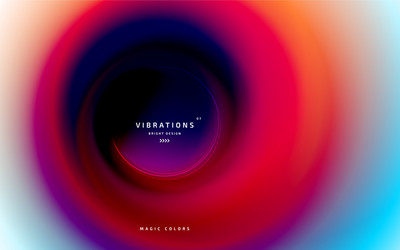 abstract twisted background with liquid gradient vector image