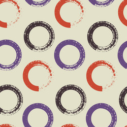 seamless pattern abstract background round shape vector image