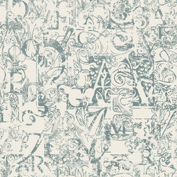 Vintage Letter Pattern Vector Image