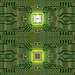 Abstract computer circuit or electronic scheme vector
