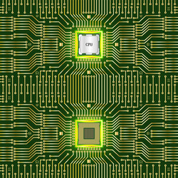 abstract computer circuit or electronic scheme vector