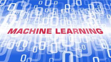 computer machine learning symbol programming vector image