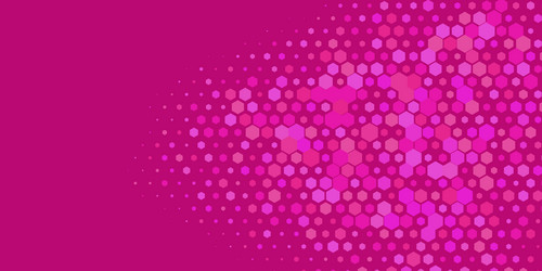 geometric multi size hexagon with color vector image