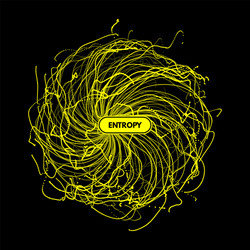 Dynamic Particle 3D Technology vector image
