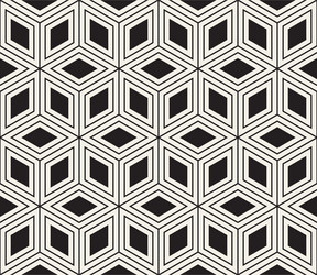 seamless pattern repeating geometric elements vector image