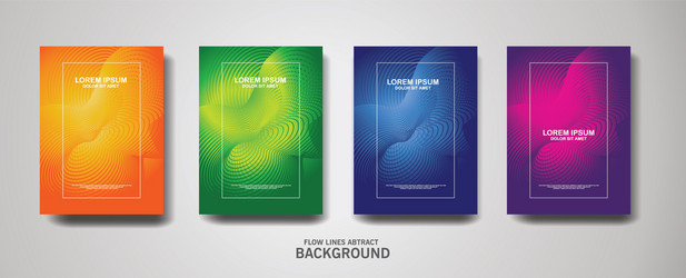 abstract flow lines pattern background vector