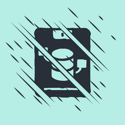 black server data web hosting icon isolated vector image