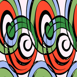 color abstract ethnic seamless pattern vector image