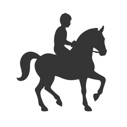 horse silhouette Vector Image