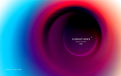 abstract twisted background with liquid gradient vector image