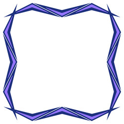 purple geometric square frame without text vector image