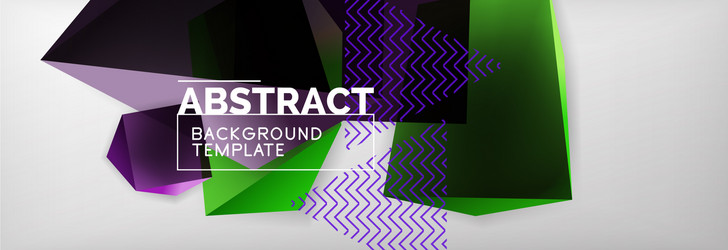 dark 3d triangular low poly shapes abstract vector image