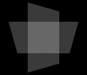 irregular random intersecting lines abstract grid vector image