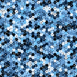 sapphire pattern of hexagons and squares lime vector