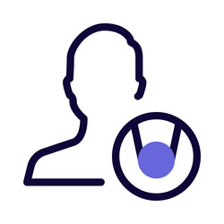 A camera capturing live video from user vector