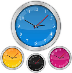 Pendulum clock elegant roman numeral Royalty Free Vector