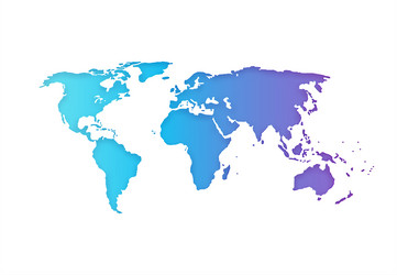 global network connection world map point vector image