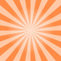 Sun rays orange background sunrise and sunset Vector Image