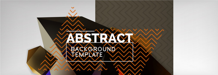 dark 3d triangular low poly shapes abstract vector image