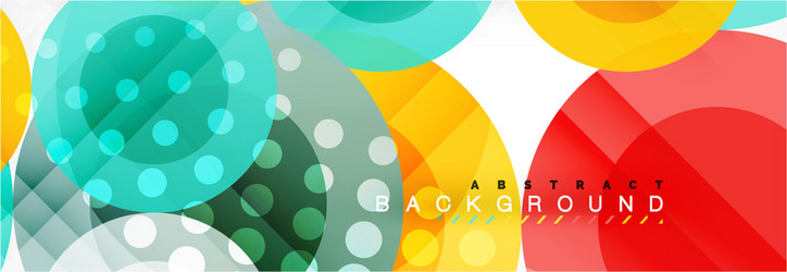 Dynamic Circle Pattern Background vector image