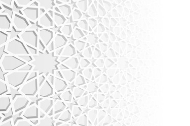 geometric background pattern in authentic arabian vector image