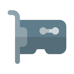 graphics card for video display and processing vector image