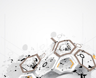 abstract internet computer technology business vector image