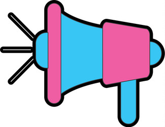 megaphone tool to speaker communication message vector