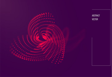 Abstract Particle Flow Background vector image