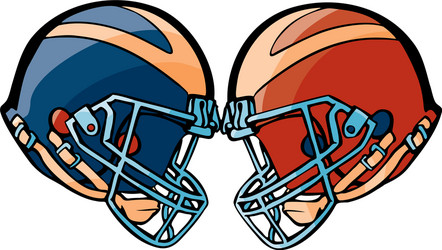 Buffalo Bills Football Helmet Royalty Free Vector Image
